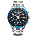 White case blue face