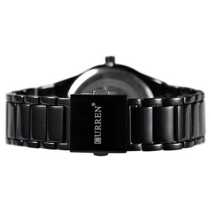 CURREN 40mm Quartz Calendar Stainless Steel Wristwatch | Syndmart