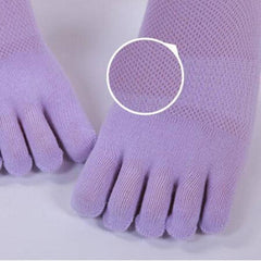 Stylish Breathable Cotton Split Socks for Women with Innovative Foot Design