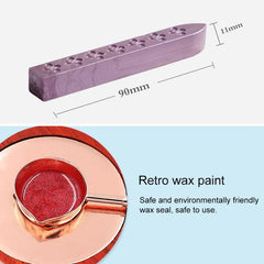 Beeswax Sealing Wax Sticks for DIY Projects - 3 Pack Elegant Stamp Tool