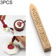 Beeswax Sealing Wax Sticks for DIY Projects - 3 Pack Elegant Stamp Tool