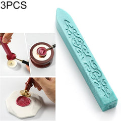 Beeswax Sealing Wax Sticks for DIY Projects - 3 Pack Elegant Stamp Tool