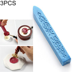 Beeswax Sealing Wax Sticks for DIY Projects - 3 Pack Elegant Stamp Tool