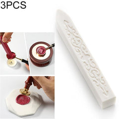 Beeswax Sealing Wax Sticks for DIY Projects - 3 Pack Elegant Stamp Tool