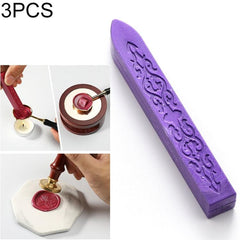 Beeswax Sealing Wax Sticks for DIY Projects - 3 Pack Elegant Stamp Tool