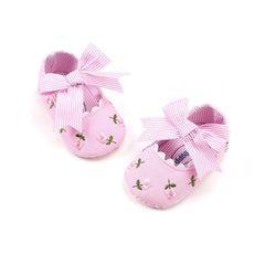 Charming Floral Non-Slip Toddler Princess Shoes for Baby Girls