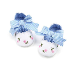 Charming Floral Non-Slip Toddler Princess Shoes for Baby Girls