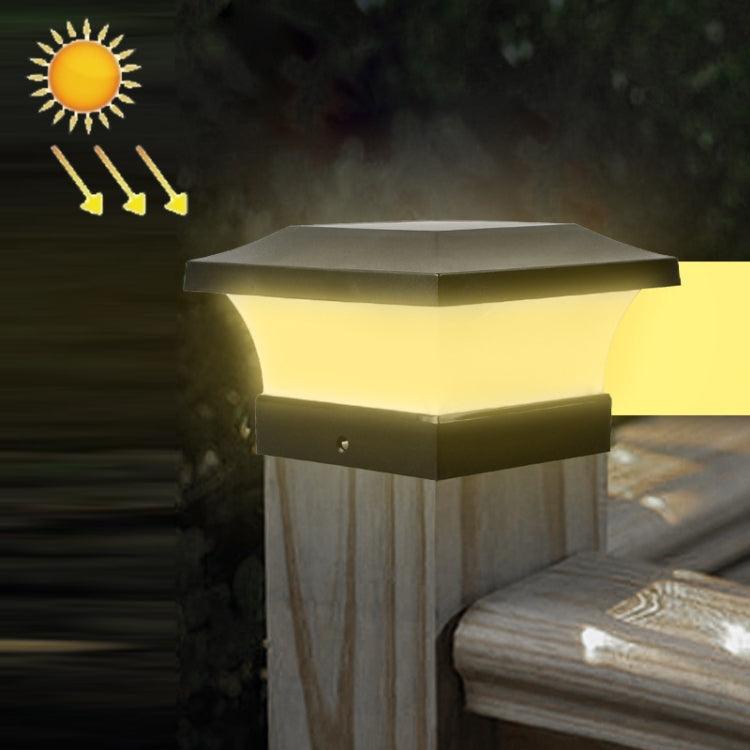 Solar-Powered Waterproof Outdoor Column Light for Garden and Courtyard