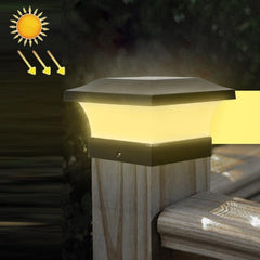 Lámpara de iluminación de patio con luz LED solar impermeable para exteriores