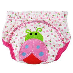 Leak-Proof Cotton Baby Diapers - Waterproof, Breathable & Washable for Unisex 6-12 Months