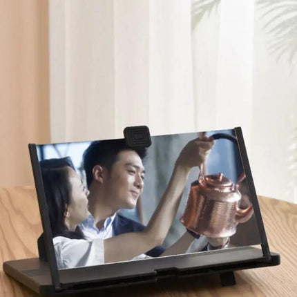 12 Inch Mobile Phone Screen Magnifier with Desktop Stand | Syndmart