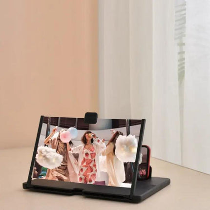 12 Inch Mobile Phone Screen Magnifier with Desktop Stand | Syndmart