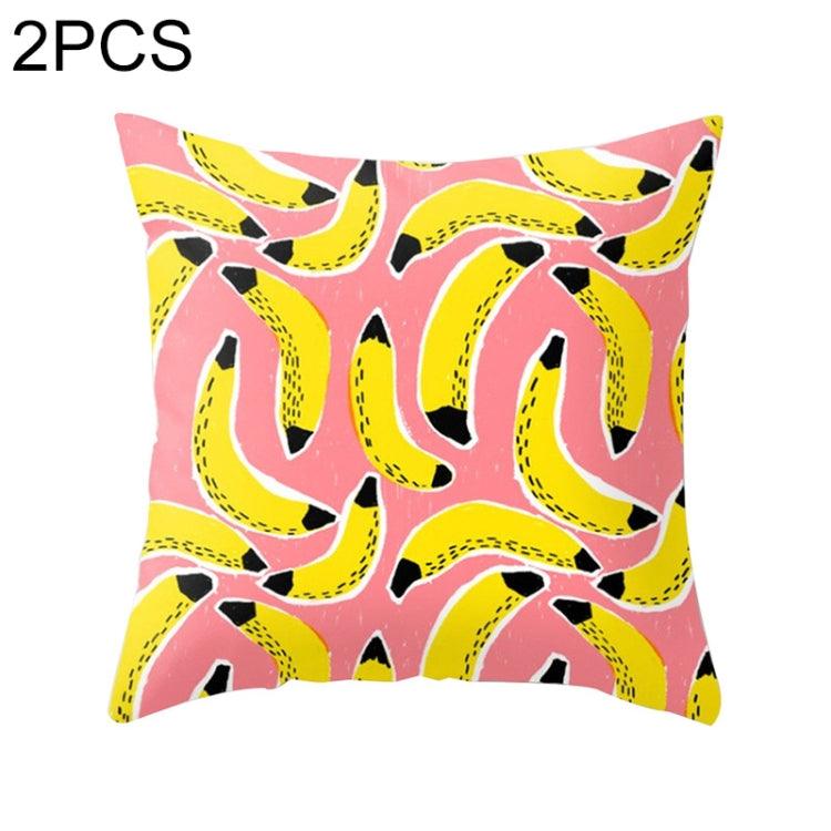 Set of 2 Vibrant Yellow Geometric Throw Pillow Covers - 45x45cm Decorative Cushion Cases for Home and Office 19