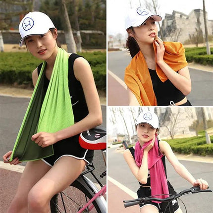 Cooling Microfiber Sports Towel 30x100 Cm For Travel And Fitness | Syndmart