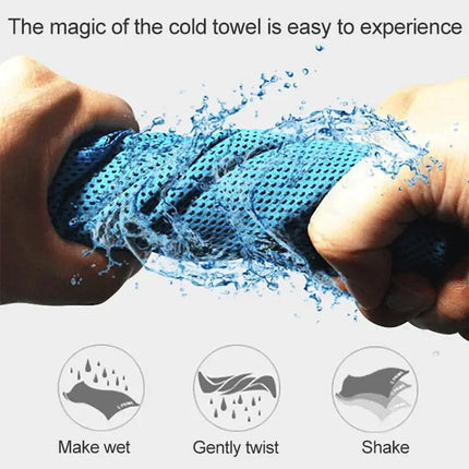 Cooling Microfiber Sports Towel 30x100 Cm For Travel And Fitness | Syndmart