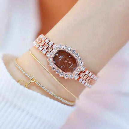 Beesister Women's Quartz Bracelet Watch 22mm Round Dial | Syndmart
