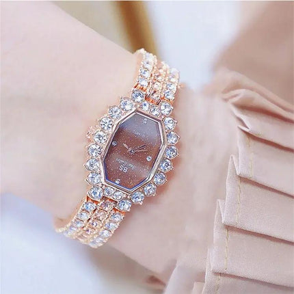 Beesister Women's Quartz Bracelet Watch 22mm Round Dial | Syndmart