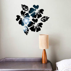 Charming 3D Flower Pattern Wall Decals - Elegant Home Decor Stickers for Living Room and Beyond