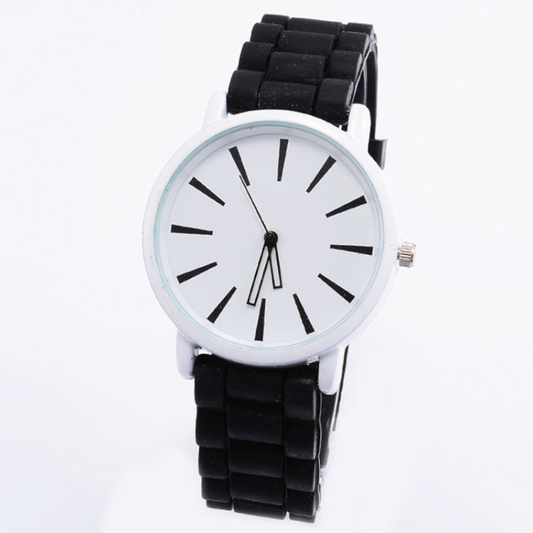 Classic Silicone Watch Ultra-thin Jelly Quartz Timepiece 