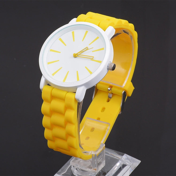 Classic Silicone Watch Ultra-thin Jelly Quartz Timepiece 