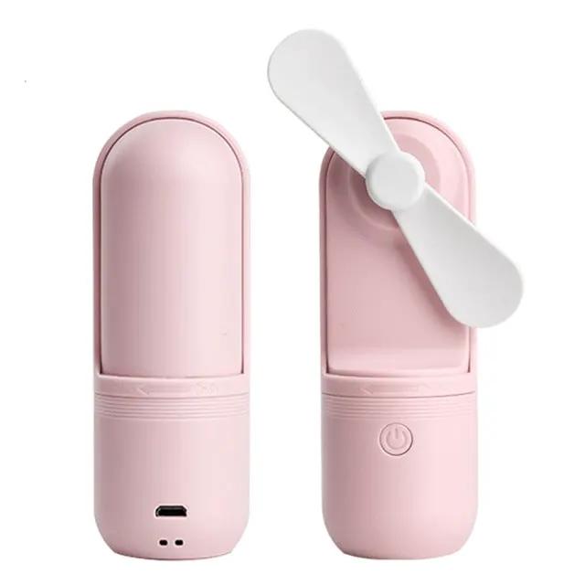 Compact Foldable USB Handheld Fan For Desk And Travel Use