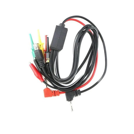 Baku DC Regulated Power Supply for Mobile Device Maintenance cable set with alligator clips and banana plug for precise voltage testing