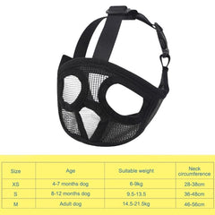 Bulldog Comfort Mesh Muzzle Mask for Outdoor Adventures