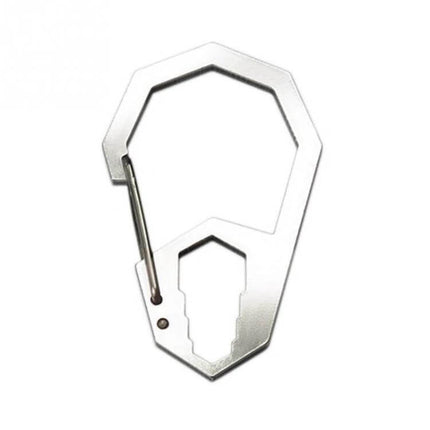 EDC Hex Spanner Carabiner Keychain Stainless Steel compact stainless steel keychain with built-in hex spanner for EDC