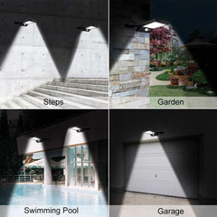 Ultra-Bright 36 LED Solar Motion Sensor Security Lights - Waterproof Outdoor Wall Lamps