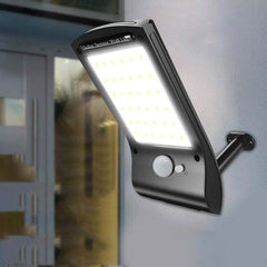 Luces solares para exteriores, lámpara solar superbrillante de 36 LED, 280 LM, luces de seguridad con sensor de movimiento, luces de pared flexibles, impermeables e inalámbricas