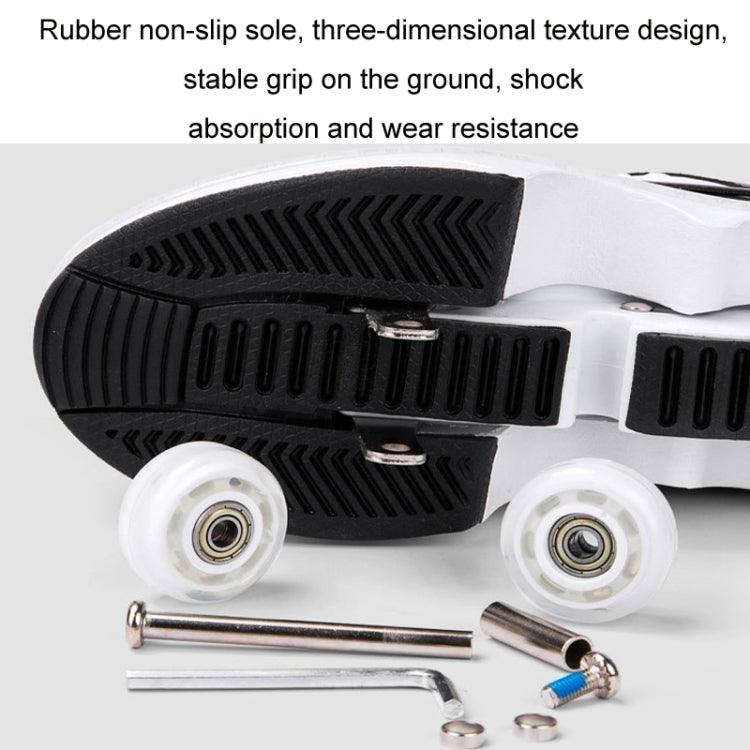 Children's Convertible Sneakers and Roller Skates with Retractable Wheels