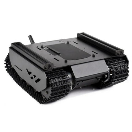 Waveshare Expandable Off-Road Tracked UGV for Exploration durable aluminum alloy tracked chassis with independent suspension for rough terrain