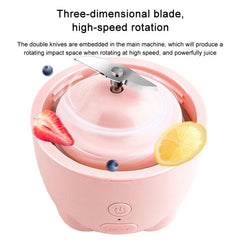 Rechargeable Multi-Function Juicer for Students - Portable Electric Juice Maker