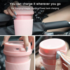 Compact USB Rechargeable Mini Electric Blender for Smoothies and Juices