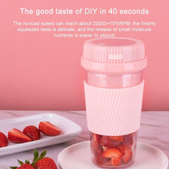 Compact USB Rechargeable Mini Electric Blender for Smoothies and Juices