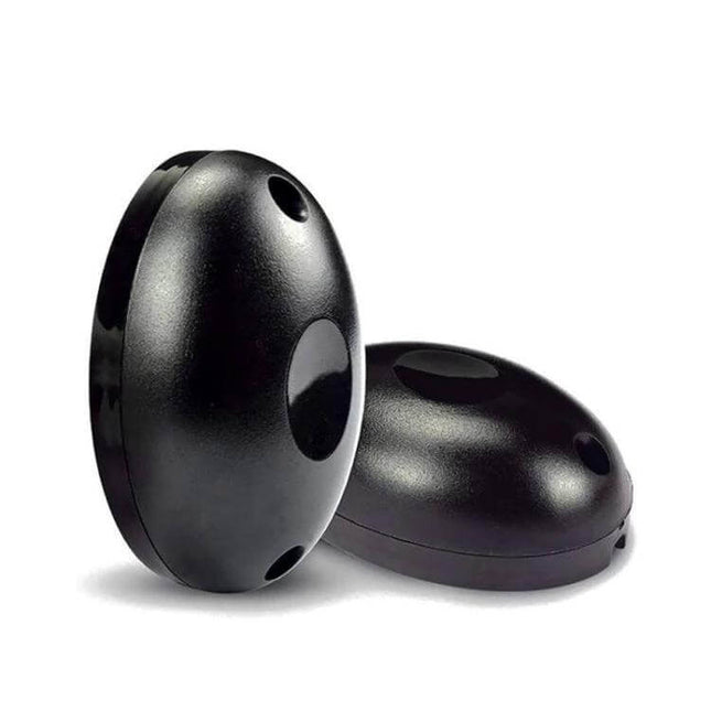 Single Beam Infrared Detector for Security and Doors - black oval sensor pair for door and gate intrusion detection