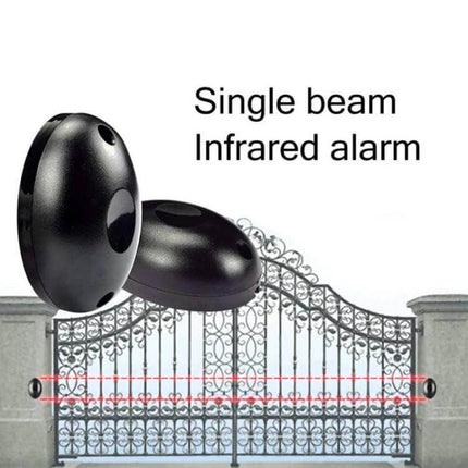 Single Beam Infrared Detector for Security and Doors mounted at gate to detect beam interruptions and alert on unauthorized entry