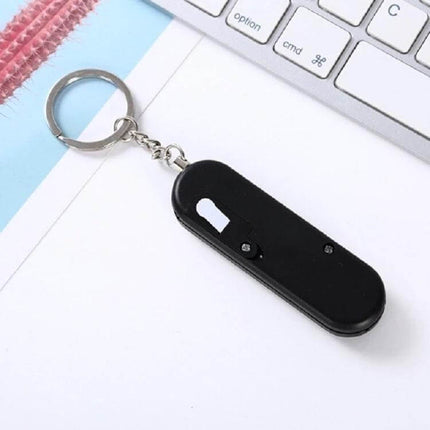 Personal Safety Alarm Keychain for Everyday Protection – compact black pull-pin alarm keyring for night walks, jogging, travel safety