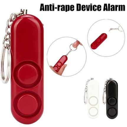 Personal Safety Alarm Keychain for Everyday Protection - red compact keychain alarm with pull-pin loud siren for walking, jogging, travel safety