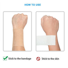 Bandage élastique auto-adhésif pour le sport