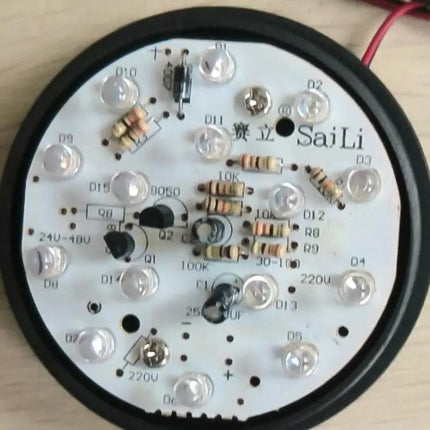LED Strobe Warning Light Blue For Security And Engineering Use