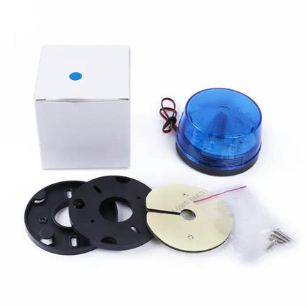 LED Strobe Warning Light Blue For Security And Engineering Use