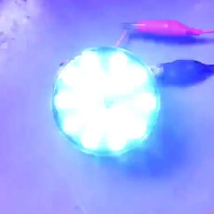 LED Strobe Warning Light Blue For Security And Engineering Use