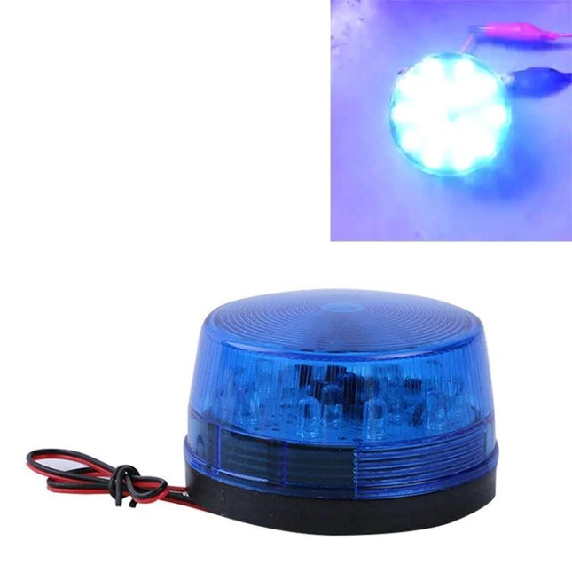 LED Strobe Warning Light Blue For Security And Engineering Use