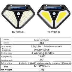 Eco-Friendly Solar-Powered Motion Sensor Wall Light for Outdoor Spaces