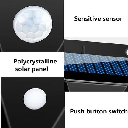 Solar Wall Lamp With Motion Sensor For Outdoor Garden Lighting | Syndmart