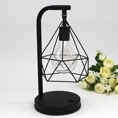 Elegant Wrought Iron Copper Table Lamp for Modern Living Spaces