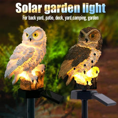 Whimsical Solar Owl LED Garden Lamp for Nighttime Glow