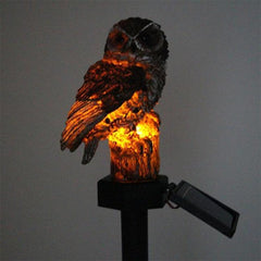 Whimsical Solar Owl LED Garden Lamp for Nighttime Glow