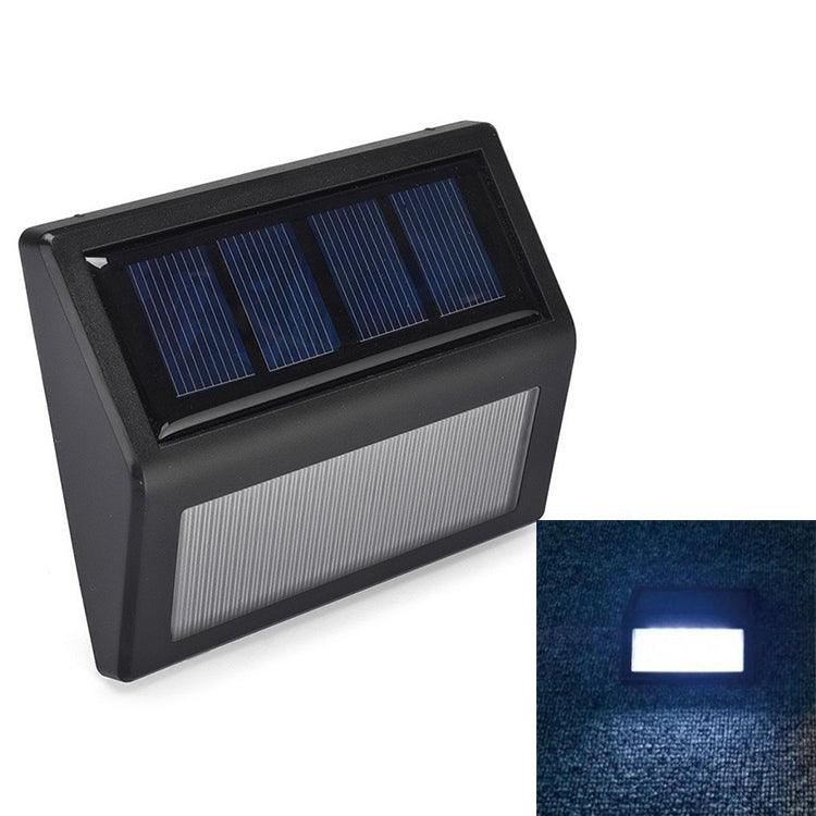 Solar-Powered Waterproof LED Wall Lights with Light Sensor - 6-Pack